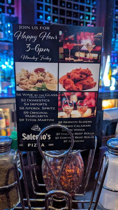 Menu Salernos Pizza Pasta Of Oak Park - 8