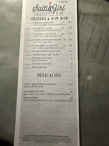 Menu Saltie Girl - 4