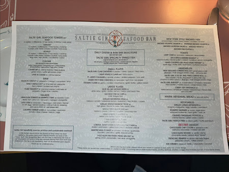 Menu Saltie Girl - 8