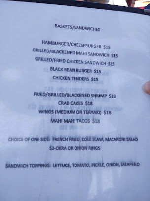 Menu Salty Pearl Alligator Point Tiki - 7
