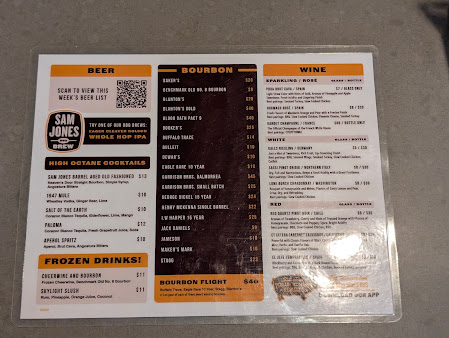 Menu Sam Jones Bbq - 0