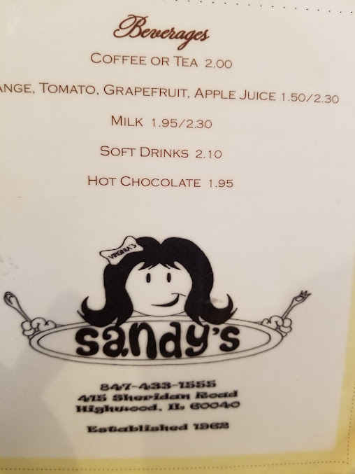 Menu Sandy's - 5
