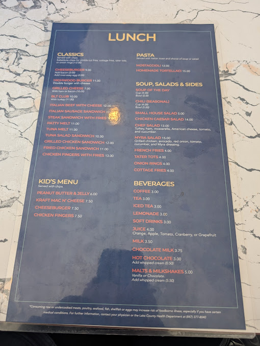 Menu Sandy's - 6