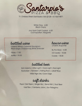 Menu Santarpio's Pizza - 9