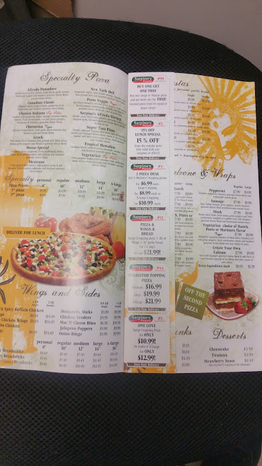 Menu Sarpino's Pizzeria Northbrook - 4