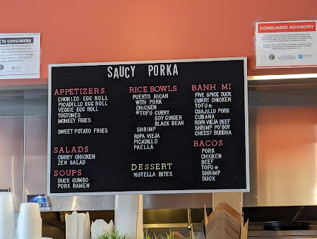 Menu Saucy Porka Hyde Park - 0