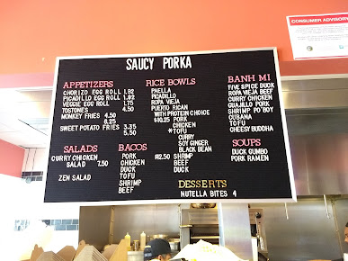 Menu Saucy Porka Hyde Park - 5