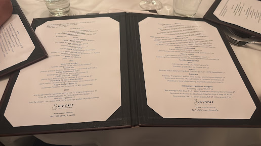 Menu Saveur - 1