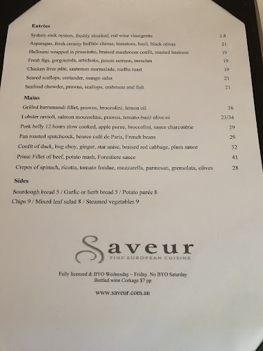 Menu Saveur - 3