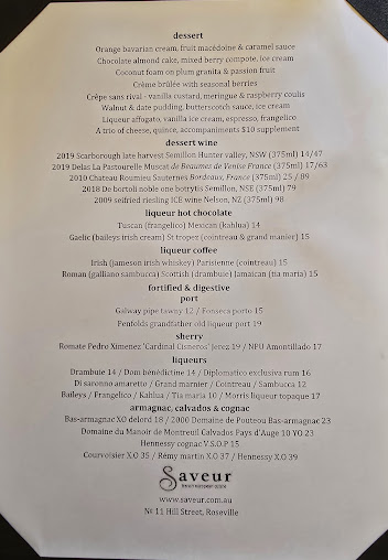 Menu Saveur - 6