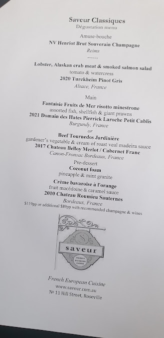 Menu Saveur - 7