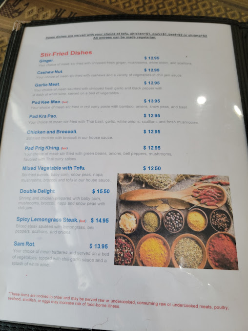 Menu Sawaddee Ka Thai Cuisine Pho - 1