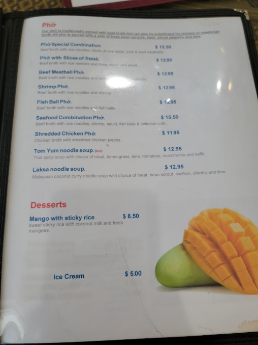 Menu Sawaddee Ka Thai Cuisine Pho - 4