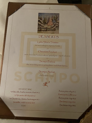 Menu Scampo - 0