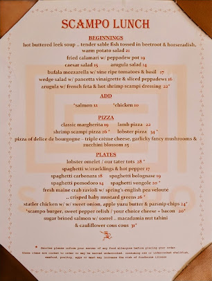 Menu Scampo - 2