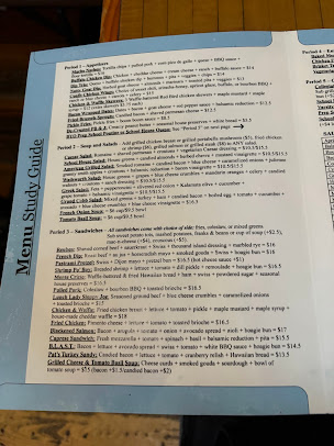 Menu School House Kitchen And Libations - 0