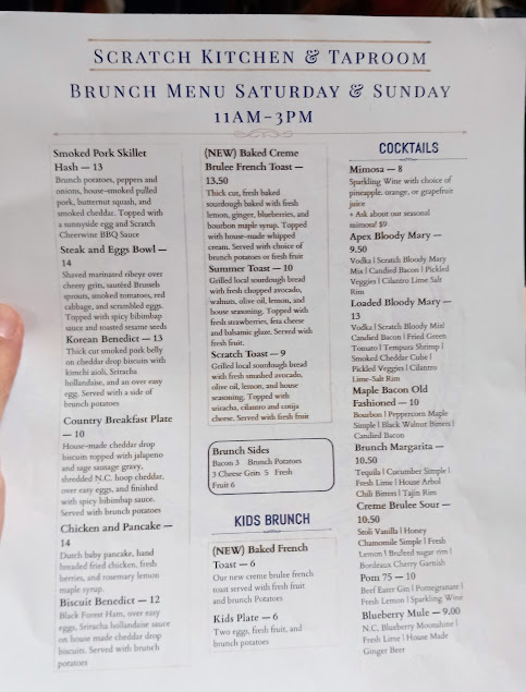 Menu Scratch Kitchen & Taproom - 2