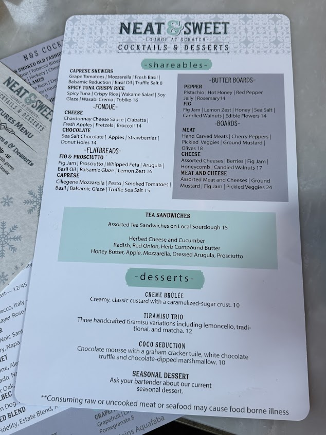 Menu Scratch Kitchen & Taproom - 5