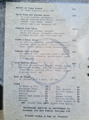 Menu Se7En Cafe By The Sea - 2