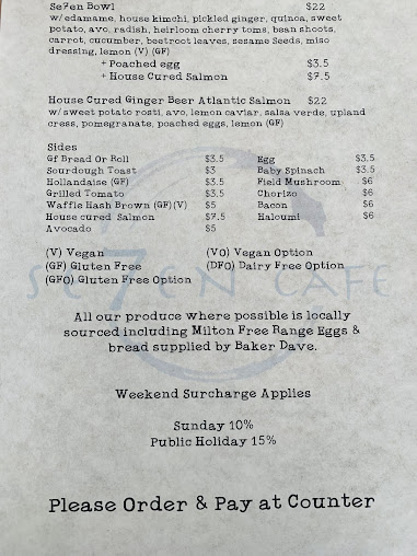 Menu Se7En Cafe By The Sea - 3