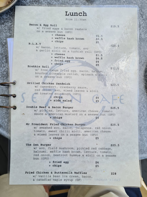 Menu Se7En Cafe By The Sea - 9