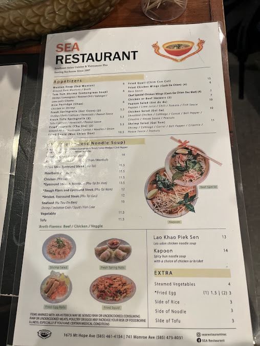 Menu Sea Restaurant - 4