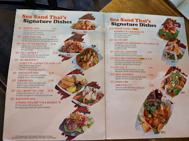 Menu Sea Sand Thai - 1