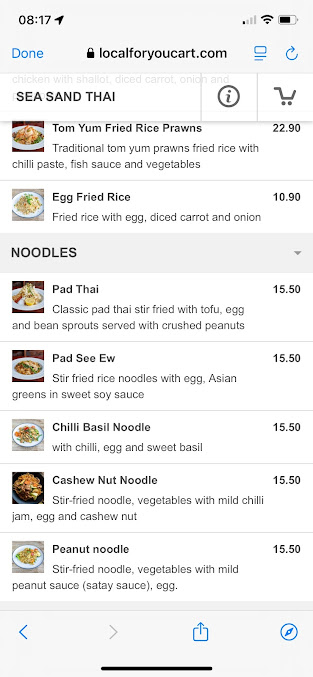 Menu Sea Sand Thai - 5