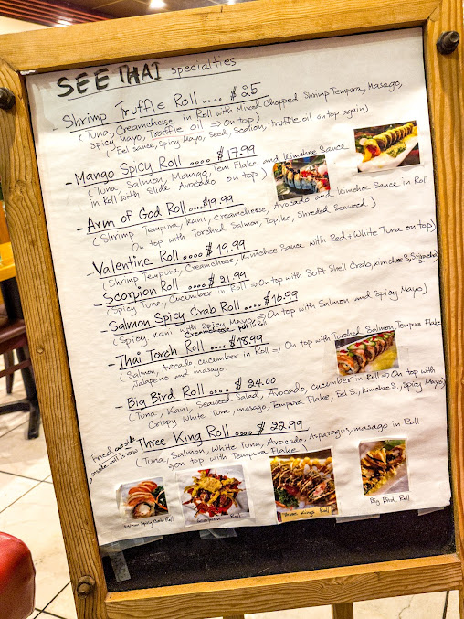Menu See Thai And Japanese Cuisine - 0