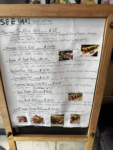 Menu See Thai And Japanese Cuisine - 1