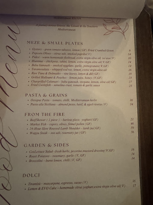 Menu Sefa Kitchen Bondi - 3
