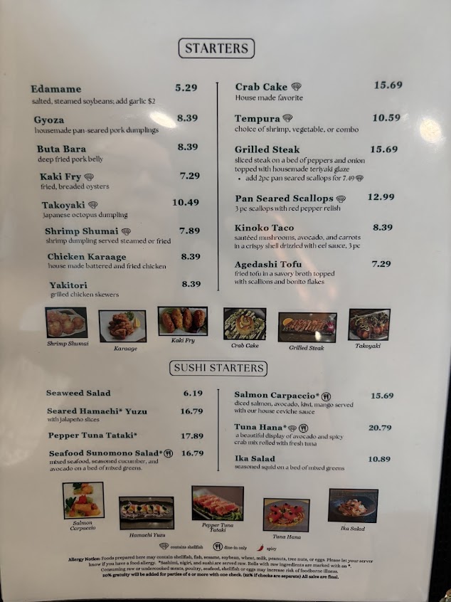 Menu Sensu Sushi Restaurant And Bar - 3