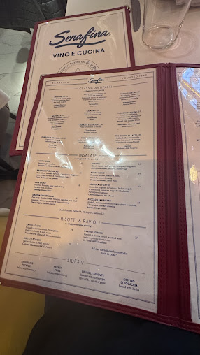 Menu Serafina Tribeca - 3