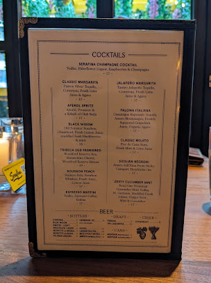 Menu Serafina Tribeca - 9