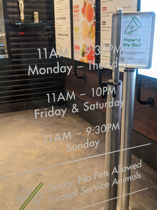 Menu Shake Shack Mall In Columbia - 0