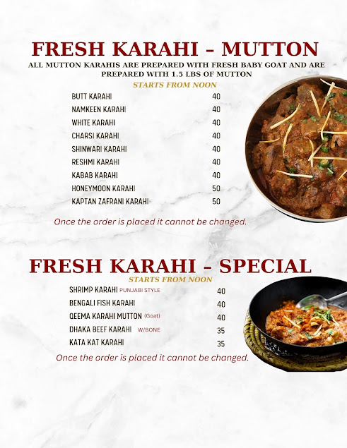 Menu Shalimar King Of Sweets Restaurant - 4
