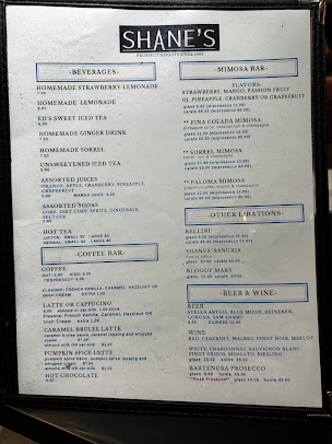 Menu Shane's Brooklyn - 7
