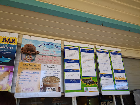 Menu Shark Tooth Beach Concessions Nokomis Beach - 0