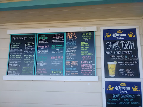 Menu Shark Tooth Beach Concessions Nokomis Beach - 3