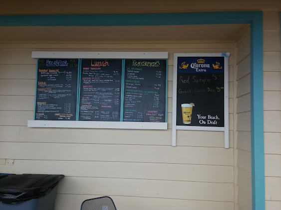 Menu Shark Tooth Beach Concessions Nokomis Beach - 4