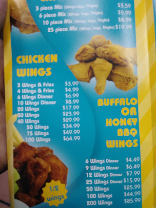 Menu Sharks Fish Chicken Calumet City - 1
