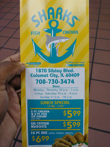 Menu Sharks Fish Chicken Calumet City - 3