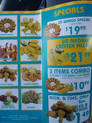 Menu Sharks Fish Chicken Calumet City - 4