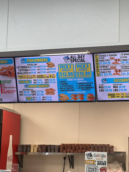 Menu Sharks Fish Chicken South Grand Ave East - 2