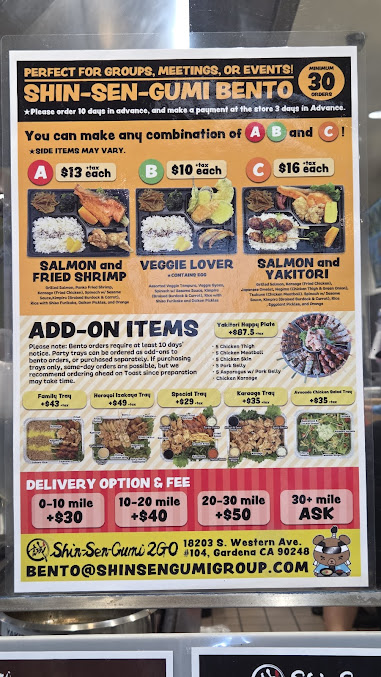Menu Shin Sen Gumi 2Go Gardena - 5
