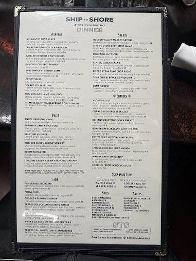 Menu Ship To Shore - 1