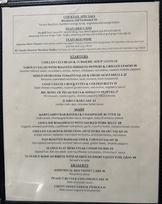 Menu Ship To Shore - 3
