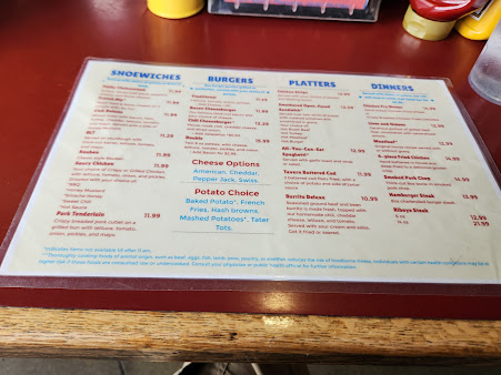 Menu Shoemakers Restaurant - 3