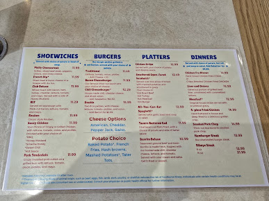 Menu Shoemakers Restaurant - 5