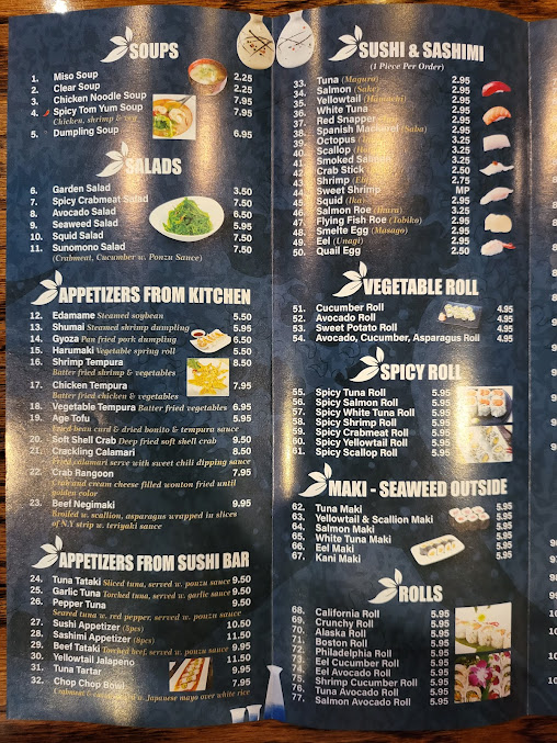 Menu Shogun Japanese Restaurant Wilkes Barre - 1
